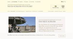 Desktop Screenshot of neues-schloss-stuttgart.de