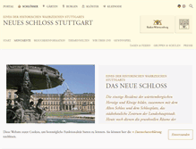 Tablet Screenshot of neues-schloss-stuttgart.de